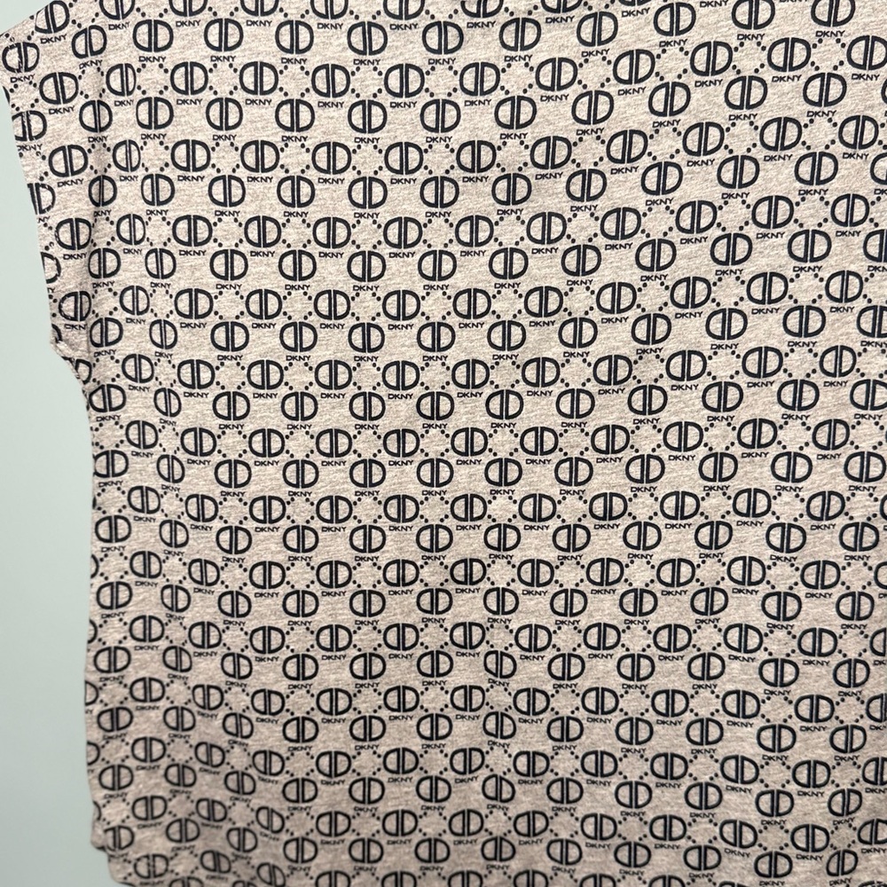DKNY Blue Fitted Short Sleeve Tee - Picture 4 of 4